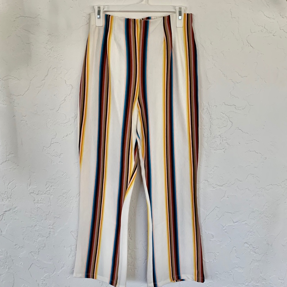 Free People cropped kick flare pants